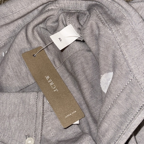 NWT J.CREW Destination Men Long Sleeve Collared Dress Button Down Shirt J6942 - Picture 12 of 16